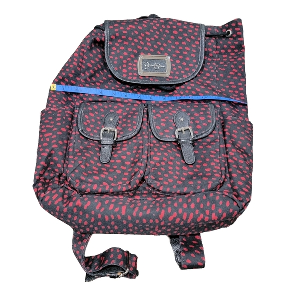 Jessica Simpson Red and Black Back Pack main image 4